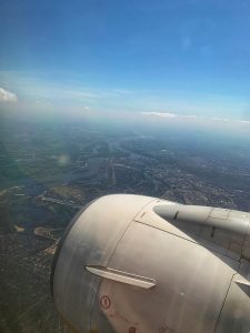 View from flight to Kiev